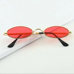 Fashion Nova Red Tint Sunglasses